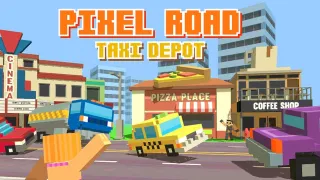 PLay Pixel Road Taxi Depot now!