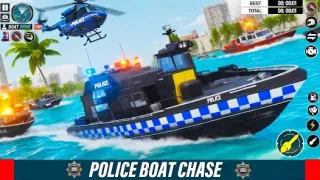 Police Boat Chase