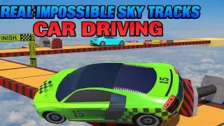 PLay Real Impossible Sky Tracks Car Driving now!