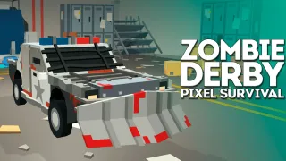 PLay Zombie Derby Pixel Survival now!